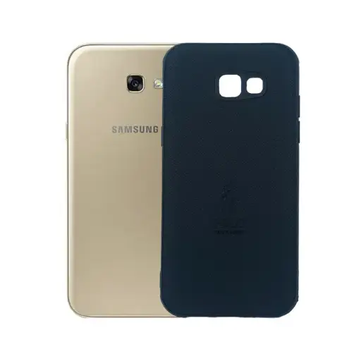 [PO18BSA520-2-2] Samsung A520 (Polo) Ralph Laren Leather Back Case (Black)