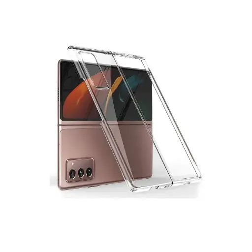 [PO7BSZFLD2-1] Samsung Z Fold 2 Clear Hard Transparent|Tpu Back Case 