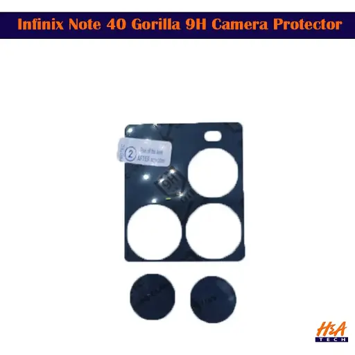 [PL14INOT40-1] Infinix Note 40 9H Camera Protector - Stylish Green Lens Protection