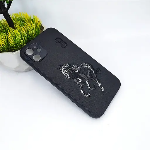 [PO43BIPXIR-2-2] iPhone 11 Santa Barbara Polo & Racquet Club Back Case (Black)