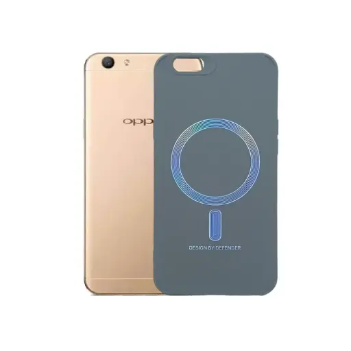 [PO14BOF1S-7-35] Oppo F1S|A59 Official Magsafe Logo|Ring Back Case (Titanium Gray)