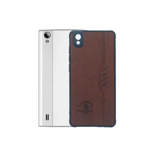 [PO18BVIY512015-2-34] Vivo Y51 2015 (Polo) Ralph Laren Leather Back Case (Dark Brown)