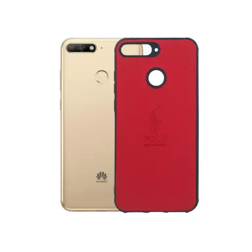 [PO18BHUY6P18-2-4] Huawei Y6 Prime 2018|Honor 7A (Polo) Ralph Laren Leather Back Case (Red)