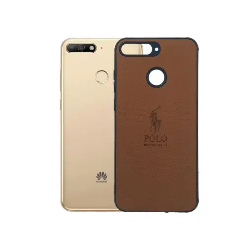 [PO18BHUY6P18-2-13] Huawei Y6 Prime 2018|Honor 7A (Polo) Ralph Laren Leather Back Case (Brown)