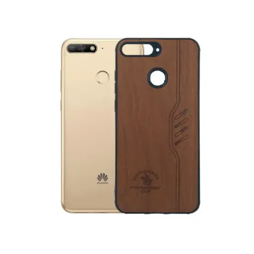 [PO18BHUY6P18-1-13] Huawei Y6 Prime 2018|Honor 7A Santa Barbara Polo & Racquet Club Back Case (Dark Brown) (copy) (copy)