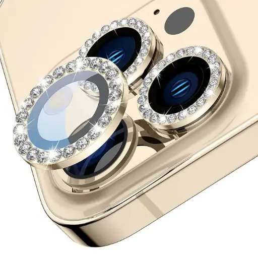 [PL14IP15PMX-6-36] Iphone 15 Pro Max Ladies Camera Rings (Natural Titanium)