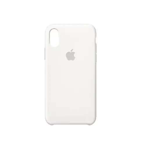 [PO23BIP8X-1-1] Iphone X/XS Original Official Soft Silky Back Case (White)