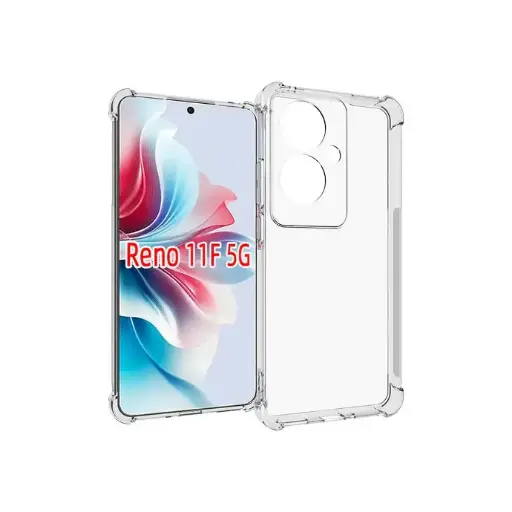 [PO7BORNO11F 5G] Oppo Reno 11f 5G 1.5 MM TPU|Transparent Back Case