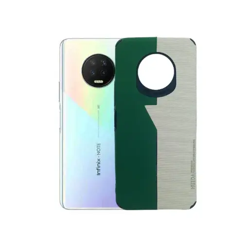 [PO18BINOT7-3-11] Infinix Note 7 (Huida) Dual Leather Back Case (Green)