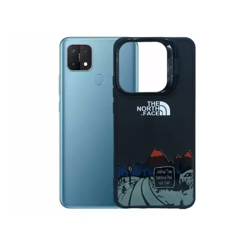 [PO14BOA16K-21-2] Oppo A16K/A16E/A15 Soft Silicone 3D Printed Camera Ring Stand Case