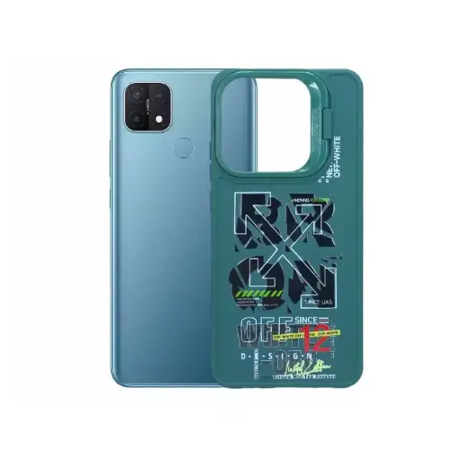 [PO14BOA16K-21-11] 3D Printed Soft Silicone Case for Oppo A16K/A16E/A15 - Green