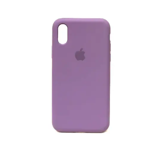 [PO23BIP8X-1-38] Iphone X/XS Original Official Soft Silky Back Case (Heather Purple)