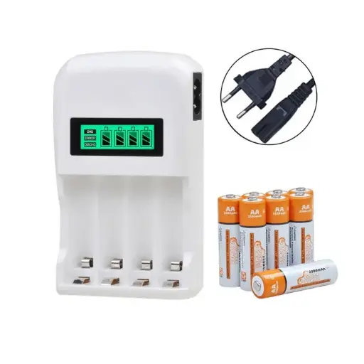 [CH-ICON-CAM-O-AA] Icon Re-Chargeable Camera Cell Charger For 4 Cell Charge At A Time AA/AAA