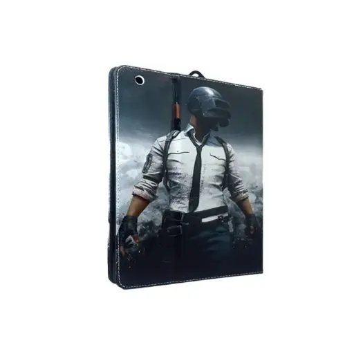 [PO47FBIPD2-3-2] iPad 2,3,4,5 Official Cartoon Book Case Pub G (Black)