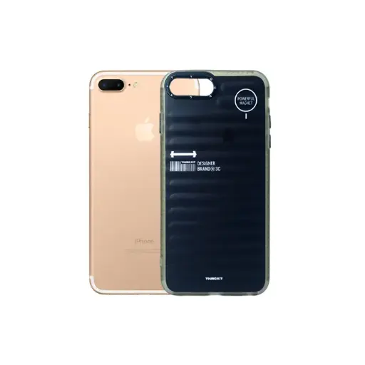 [PO31BIP7GPL-20-2] Plus YOUNGKIT 3D Printed Back Case (Black) Plus|6 Plus|8iPhone 7