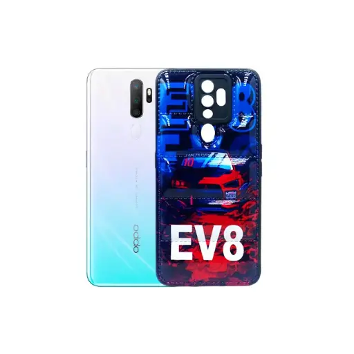 [PO14BOA9TW-41-2] Oppo A9 2020|A5 2020 Full Print Puffer Back Case (Black)