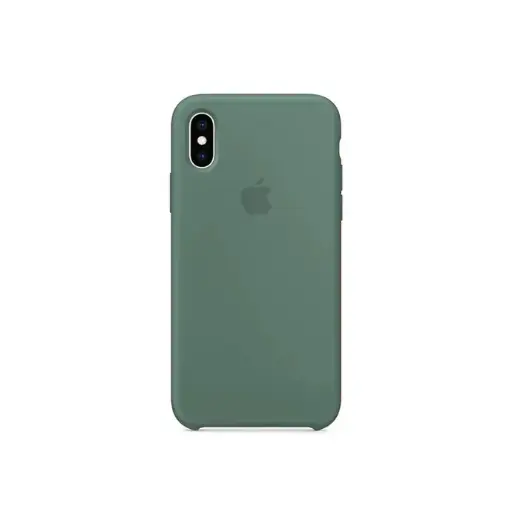 [PO23BIP8X-1-14] iPhone X/XS Original Official Soft Silky Back Case (Sea Green)