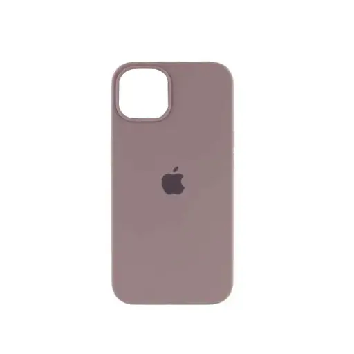 [PO23BIP13-1-41] iPhone 13|14|15 Back Case Soft Silky Mobile Pouch (Header Purple)