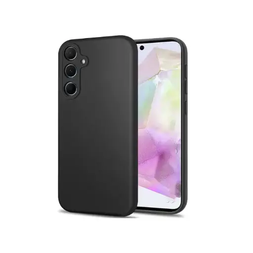 [PO23BSA25-1-2] Samsung A25 Original Official Soft Silky Back Case (Black)