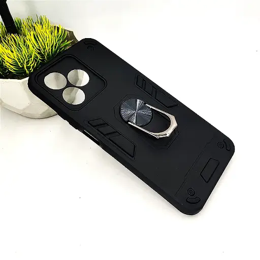 [PO39BORELMEC51-1-2] Oppo Realme C51|Realme C53|Narzo N53|Sparx Neo 8 Pro Armour Back Case (Black)