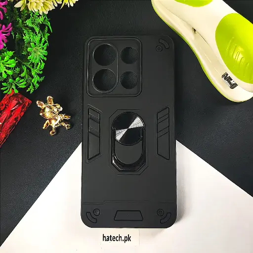 [PO39BMINOT13-1-2] Xiaomi Redmi Note 13 4G Armour Back Case (Black)