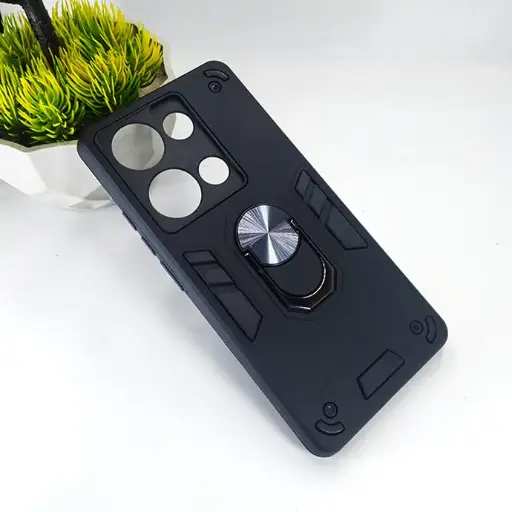 [PO39BMINOT13PR-1-2] Xiaomi Redmi Note 13 Pro 4G Armour Back Case (Black)