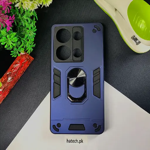 [PO39BMINOT13PR-1-17] Xiaomi Redmi Note 13 Pro 4G Armour Back Case (Navy Blue)