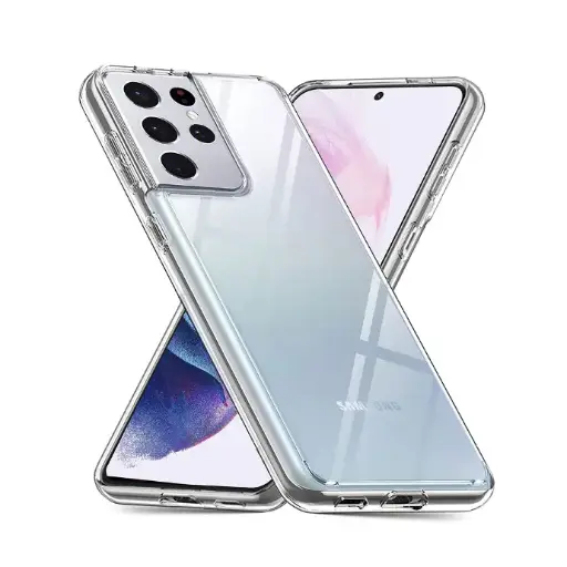 [PO7BSS21U-3] Samsung S21 Ultra Dust Plug TPU Pouch Without Bumper