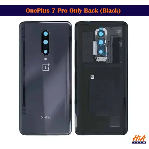 [HS91PL7PR-3-2] OnePlus 7 Pro Original Only Back (Black) 