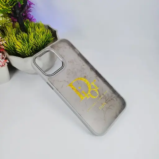 [PO6BIP14PMAX-4-DIOR] iPhone 14 Pro Max 3D Printed Matte Hard Siicone Back Case (Dior)