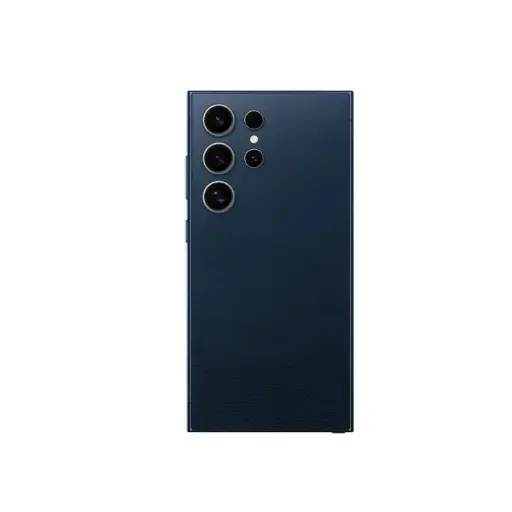 [SKIN-18-17] Leather Mobile Back Customize Skin (Navy Blue)