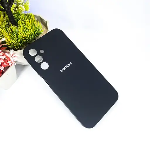 [PO23BSA15-1-2] Samsung A15 Original Official Soft Silky Back Case (Black)