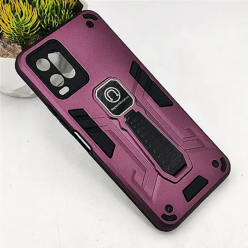 [PO39BVIY33S-2-21] Vivo Y33s|Y33T|Y21T|Y21s Armour Back Case (Maroon)