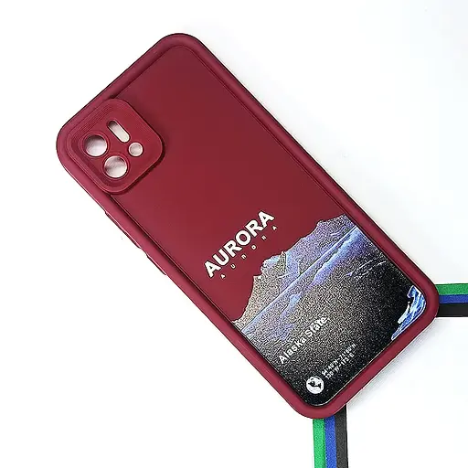 [PO14BOA16K-19-21] Oppo A16E|A16K Printed Soft Silicone Back Case (Maroon)