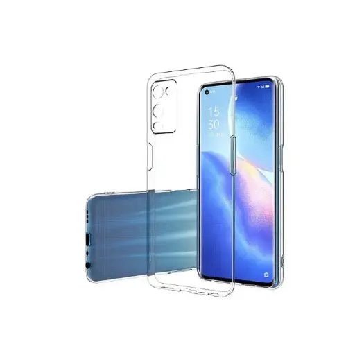 [PO7BOA54-3] Oppo A54 Dust Plug TPU|Transparent Back Case