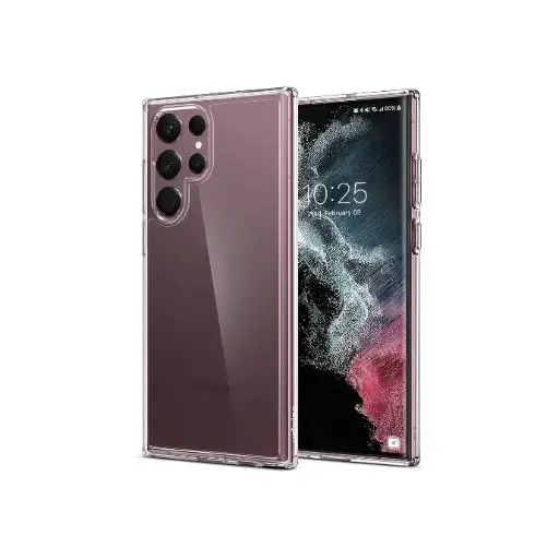 [PO7BSS22U-3] Samsung S22 Ultra Dust Plug TPU|Transparent Back Case