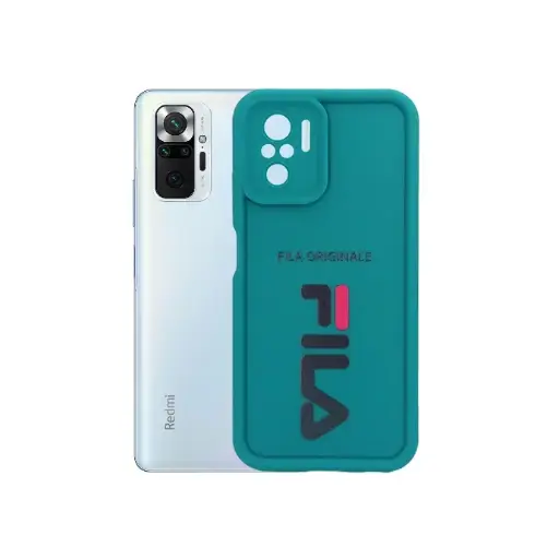 [PO14BMINOT10-19-11] Redmi Note 10 Case - Printed Soft Silicone Back, Green