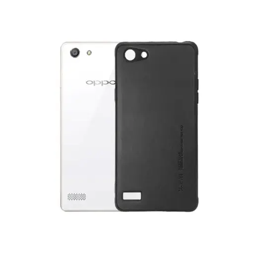 [PO18BOA33-1-2] Oppo A33 2015 X-Level Luxury Leather Back Case - Black Stylish Protection