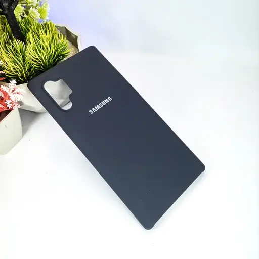 [PO23BSNOT10PL-1-9] Samsung Note 10 Plus Official Soft Silky Case (Gray)