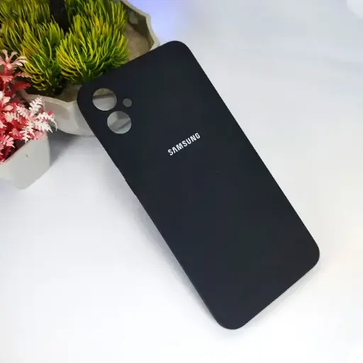 [PO23BSA05-1-2] Samsung Galaxy A05 Original Official Soft Silky Back Case (Black)