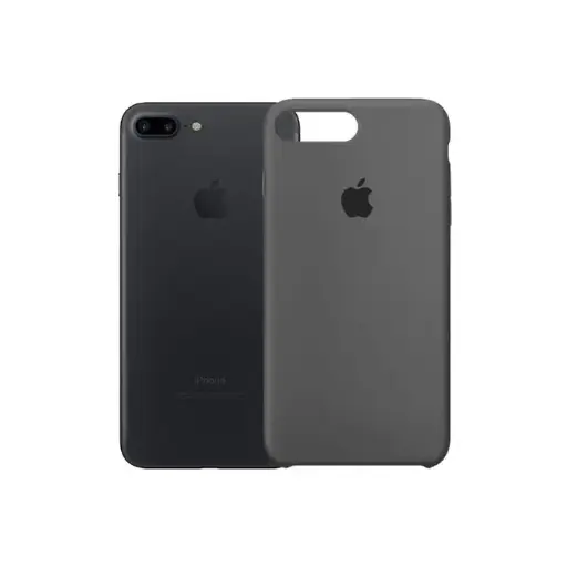 [PO23BIP7GPL-1-36] iPhone 7G Plus|8G Plus Original Official Soft Silky Case (Natural Titaninum)