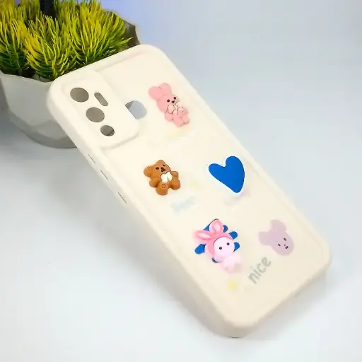 [PO51BIHOT12PY-7-32] Infinix Hot 12 Play Sweet Bear&Coffee Back Case (Skin)