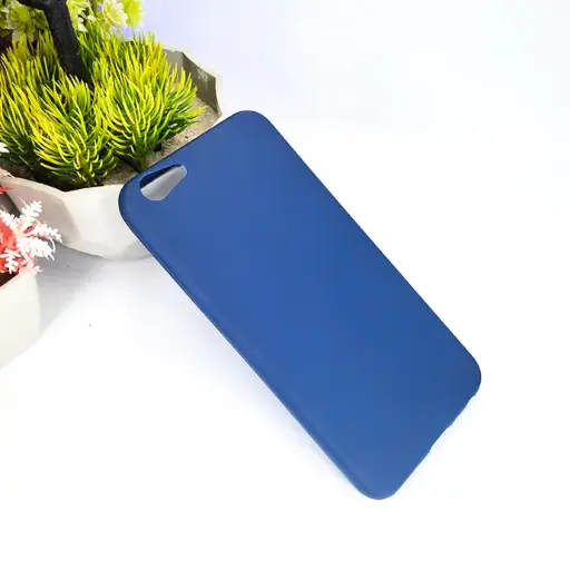 [PO14BOA57-1-17] Oppo A57 Soft Silicone Back Case (Navy Blue)