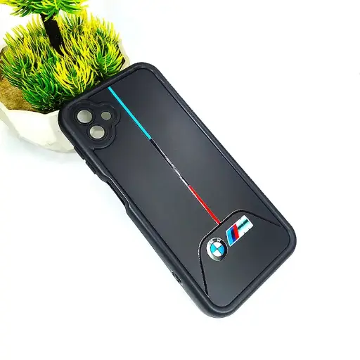 [PO14BSA04-31-2] Samsung Galaxy A04 Logo Soft Silicone Printed Back Case (Black)