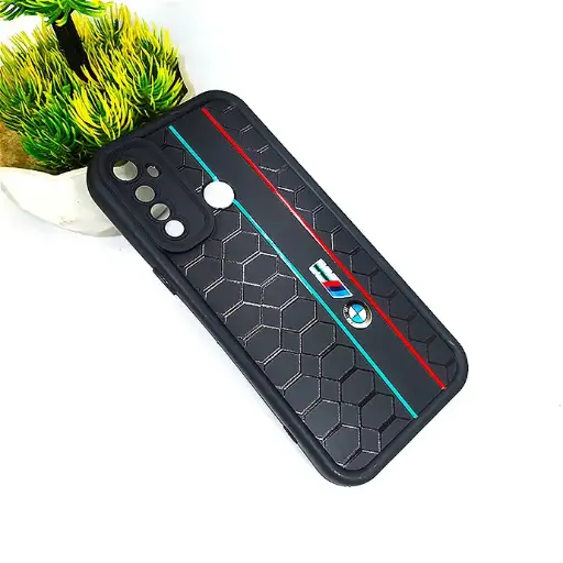 [PO14BORELMEC51-31-2] Oppo Realme C51|C53|Note 50|Sparx Neo 8 Pro Logo Soft Silicone Printed Back Case (Black)