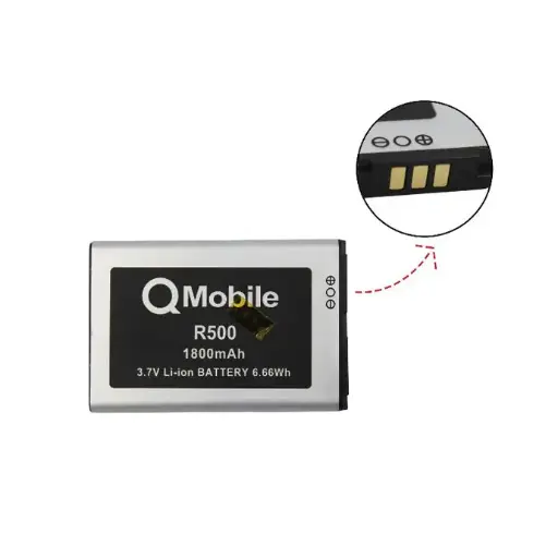 [BT QR500-4] Q Mobile R500 A Plus Battery BT-QR500-4 - Reliable 2500mAh Power Source