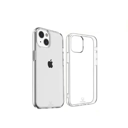[PO7BIP13MNI-3] iPhone 13 Mini Dust Plug Transparent Back Case