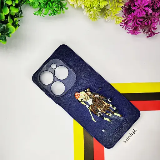 [PO43BTSPRK20C-2-17] Tecno Spark 20C|Spark Go 2024|Pop 8|Hot 40i|Smart 8|Smart 8 Plus|Smart 8 Pro Santa Barbara Polo Back Case (Navy Blue)