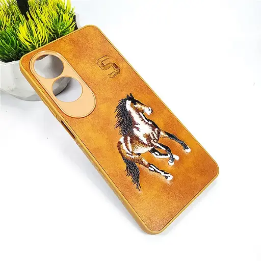 [PO43BOA60-2-13] Oppo A60 4G Santa Barbara Polo Back Case (Brown)