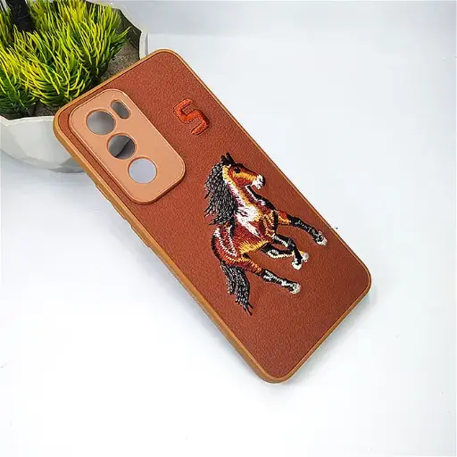 [PO43BORNO12-2-13] Oppo Reno 12 Santa Barbara Polo Back Case (Brown)
